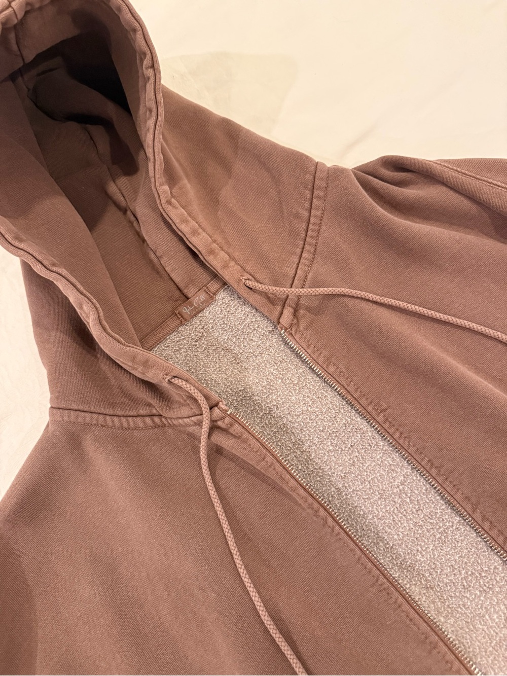 Brandy Melville Brown Zip-Up